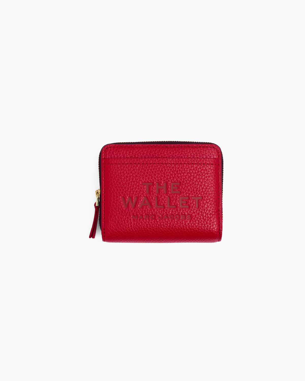 Marc Jacobs Marc Jacobs The Leather Mini Compact Wallet in True Red