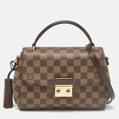 Damier Ebene Canvas Croisette Bag