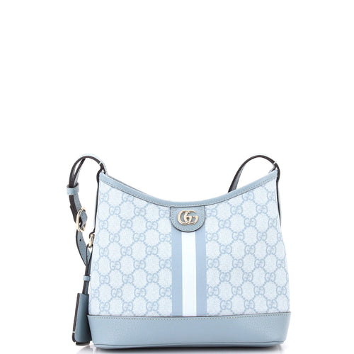 GUCCI Ophidia Open Bucket Bag GG Coated Canvas with Leather Small