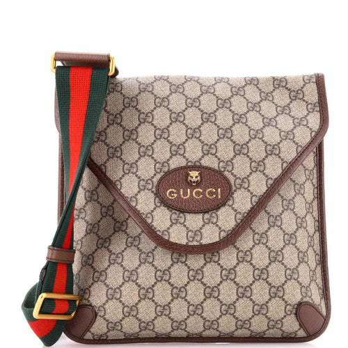 GUCCI Neo Vintage Envelope Messenger GG Coated Canvas Medium