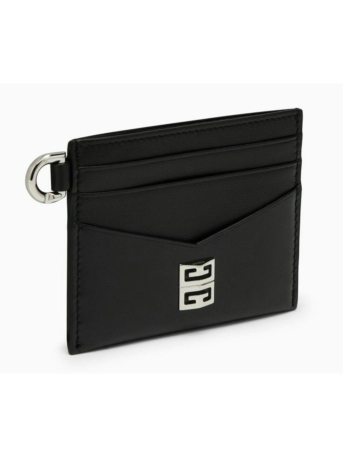 Givenchy Women's 4G Leather Card Holder in Black | BB60GVB15S