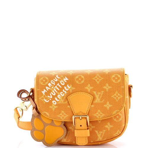Montsouris Round Flap Messenger Bag Limited Edition Monogram Heritage Canvas