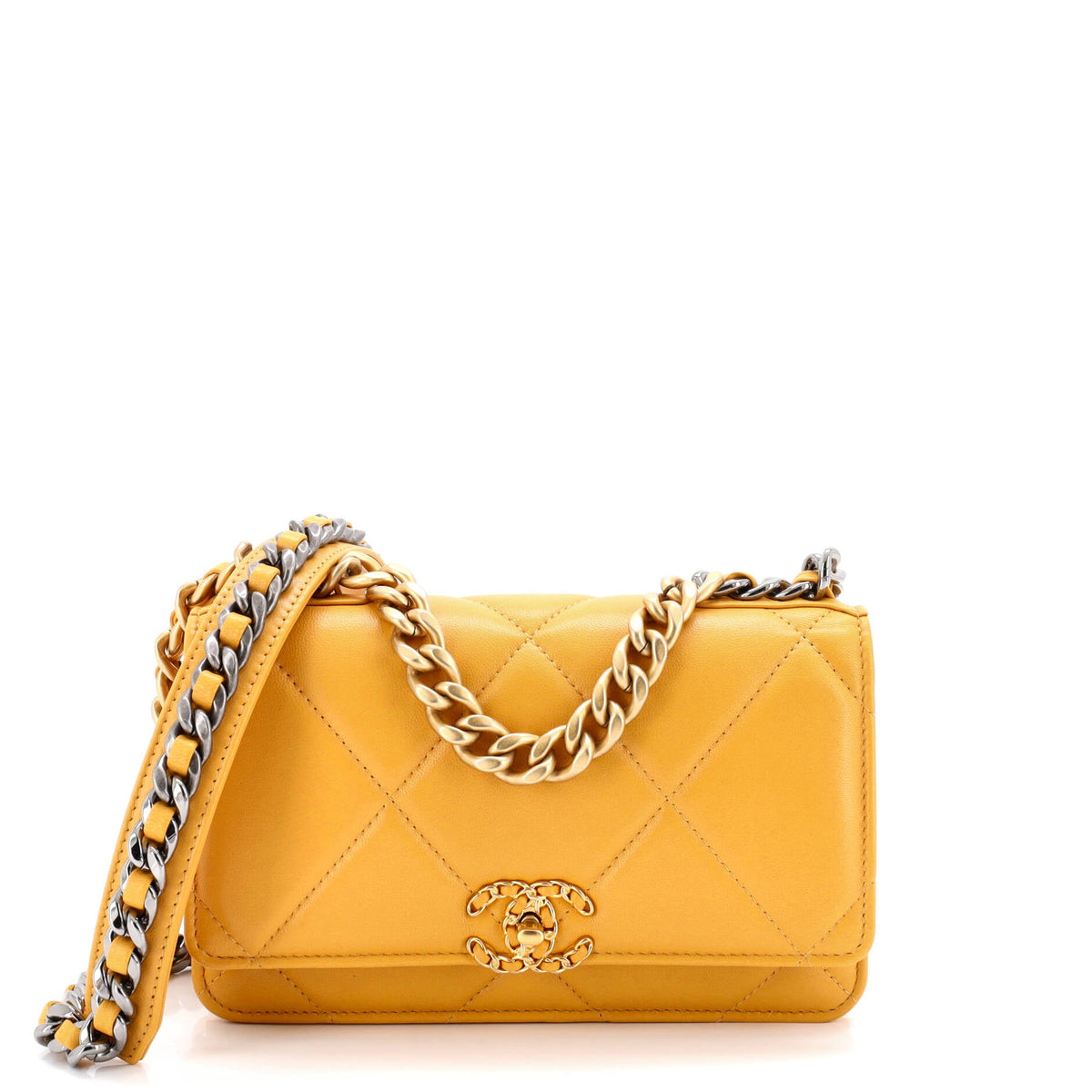 Chanel CHANEL 19 Wallet on Chain Quilted Lambskin