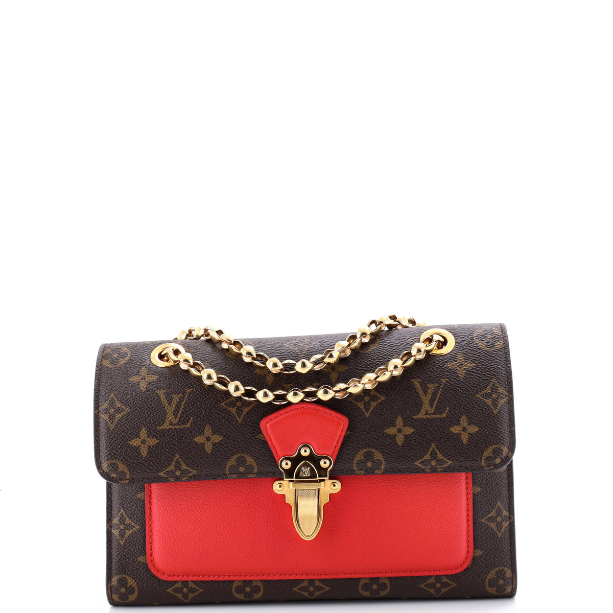 Louis Vuitton Victoire Handbag Monogram Canvas and Leather