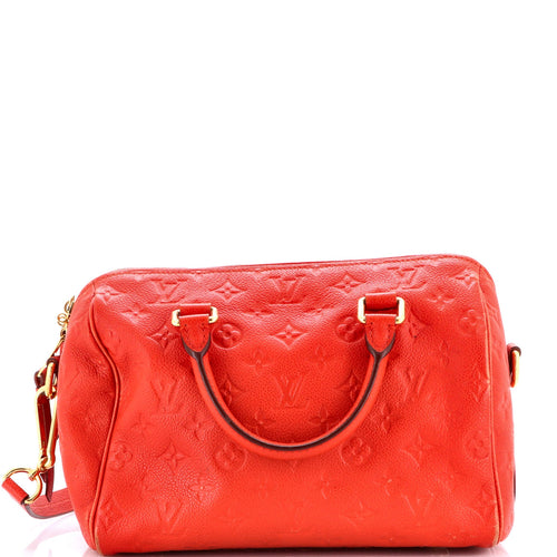 Speedy Bandouliere Bag Monogram Empreinte Leather 25