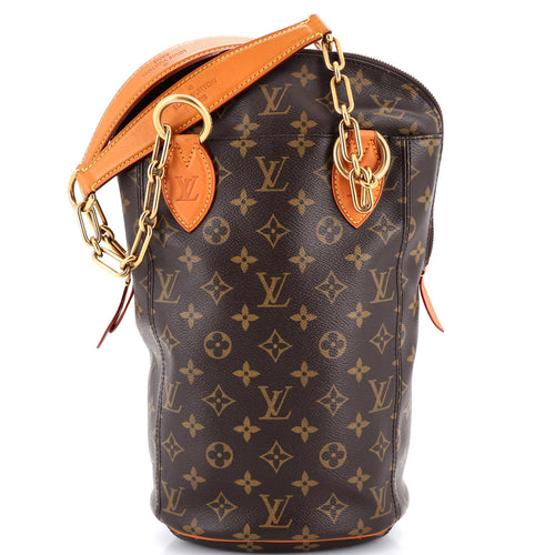 Karl Lagerfeld Punching Bag Monogram Canvas GM
