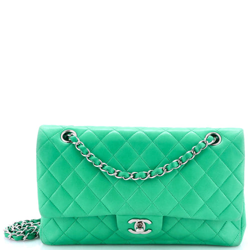 CHANEL Classic Double Flap Bag Quilted Lambskin Medium
