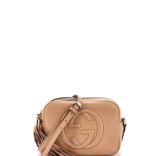 GUCCI Soho Disco Crossbody Bag Leather Small