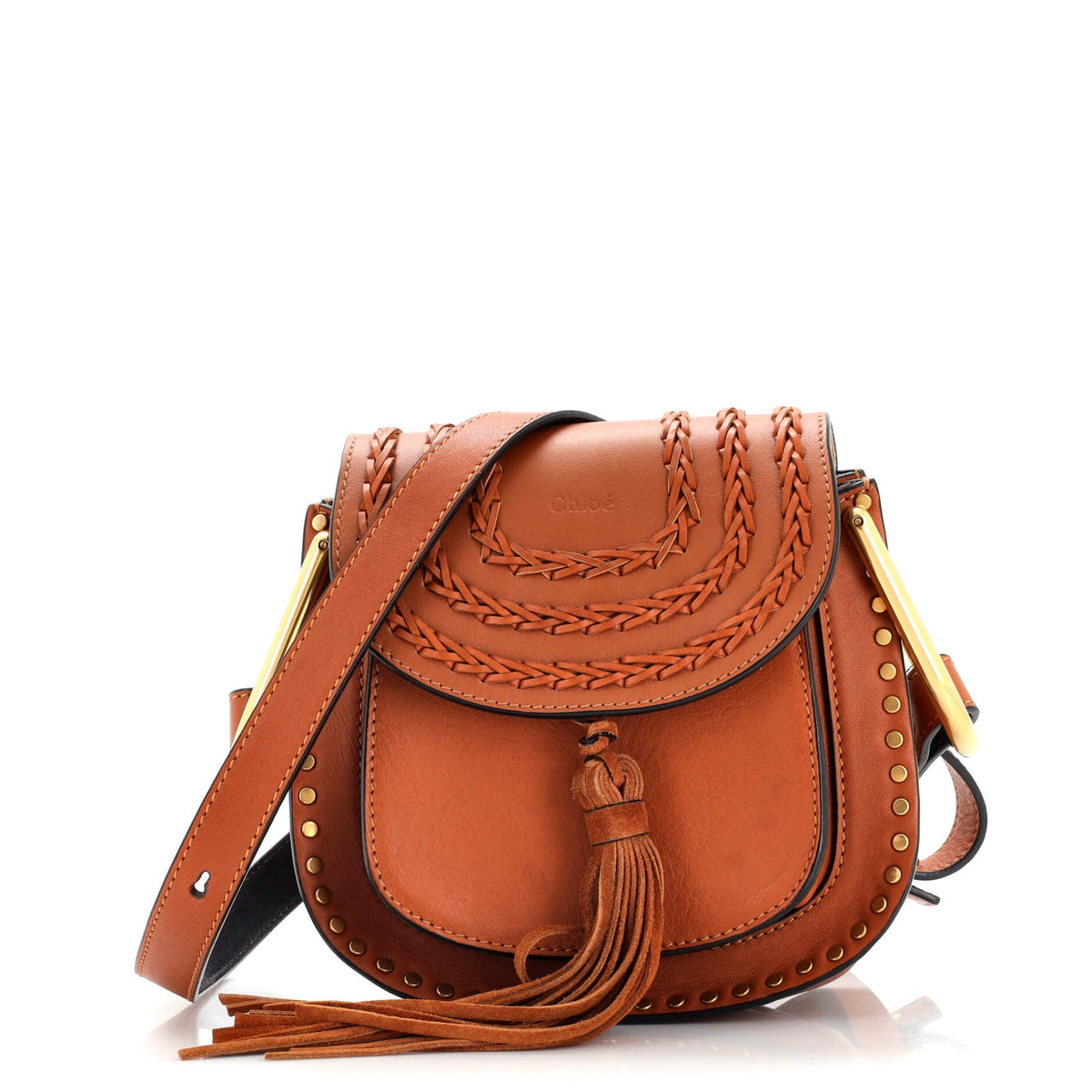 Chloe CHLOE Hudson Handbag Whipstitch Leather Mini