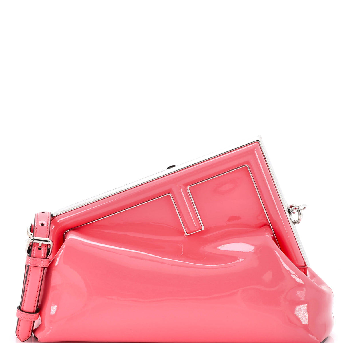 Fendi FENDI First Bag Patent Midi