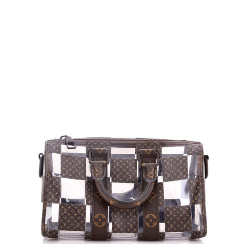 Keepall Bandouliere Bag Monogram Chess Coated Canvas and PVC 25