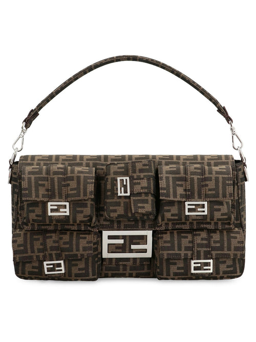 Men's Uette Maxi Multipocket Bag in Brown | Size UNICA | 7VA623AKBI