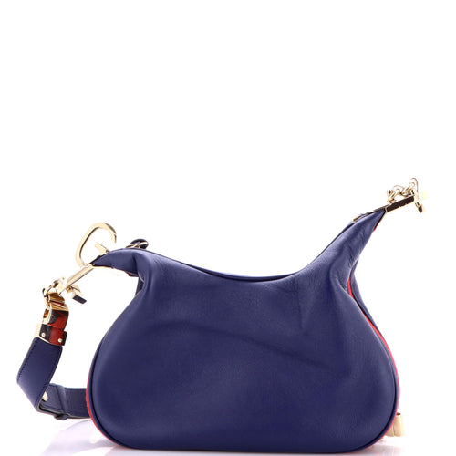 GUCCI Attache Shoulder Bag Leather Small