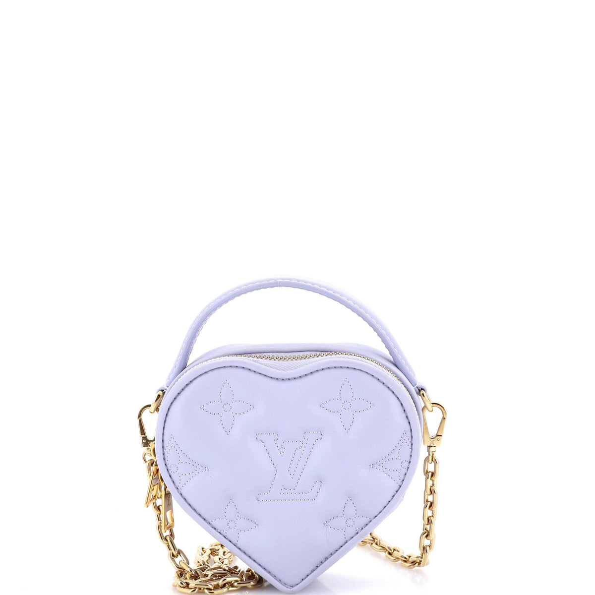 Louis Vuitton Pop My Heart Pouch Bag Bubblegram Leather