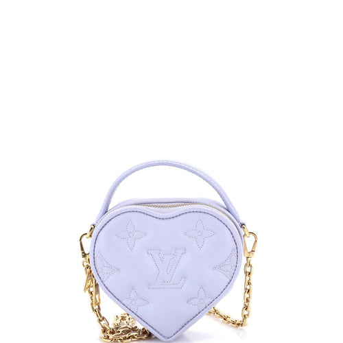 Pop My Heart Pouch Bag Bubblegram Leather