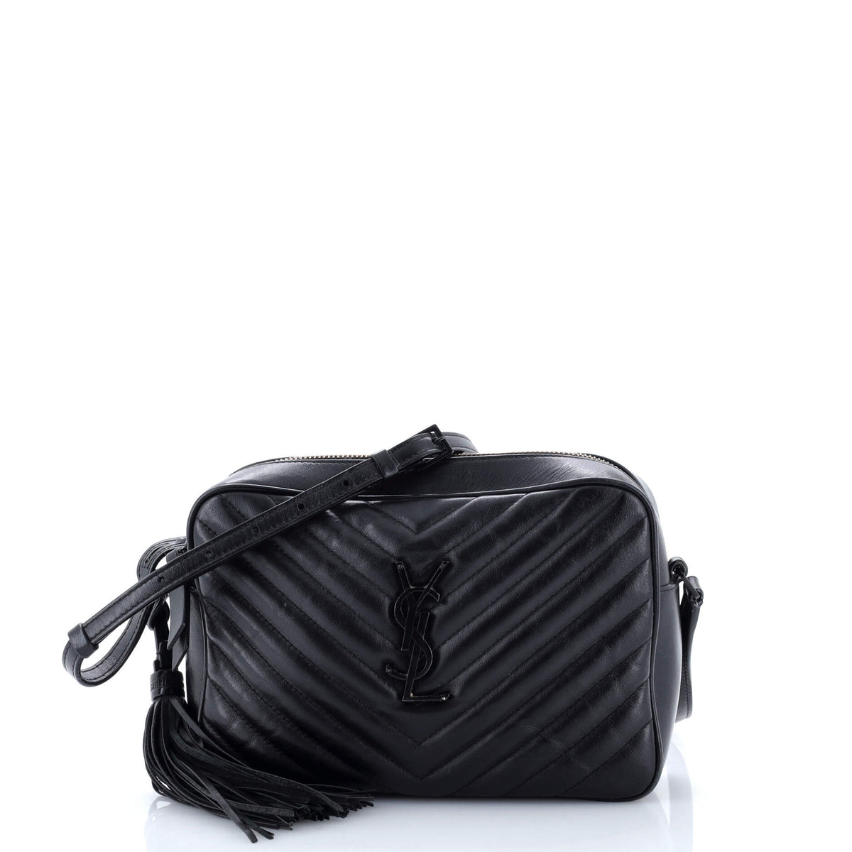 Saint Laurent Lou Camera Bag Matelasse Chevron Leather Small