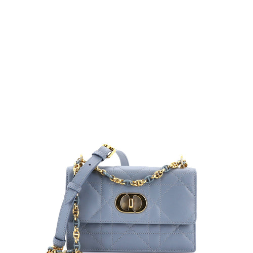 Miss Caro Flap Bag Cannage Quilt Calfskin Mini