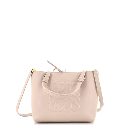 LOEWE Inflated Anagram Tote Leather Mini