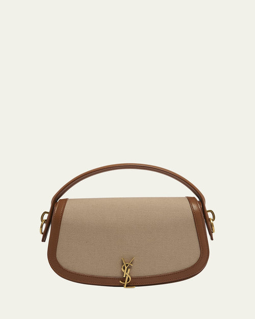 Voltaire YSL Shoulder Bag in Canvas and Leather