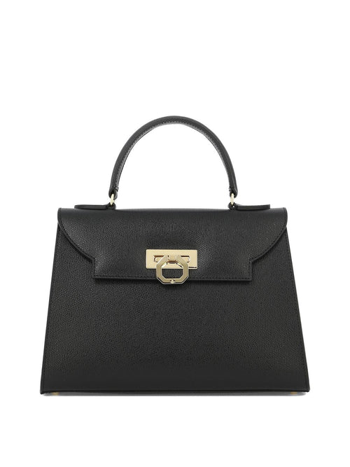 Women's Ivana Handbag in Black | 27305 Color IVANAPALMELLATO Color NERO