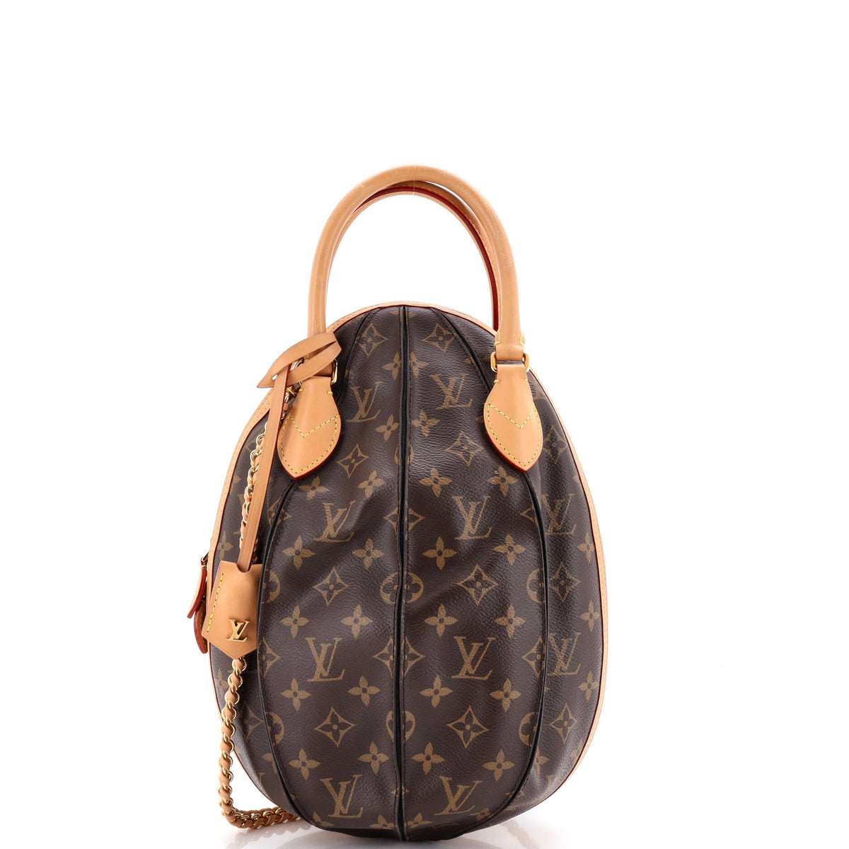 Louis Vuitton Egg Souple Bag Monogram Canvas and Leather