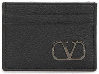 Valentino Garavani Men's Vlogo Type Cardholder in Black | 3Y2P0U45YGP