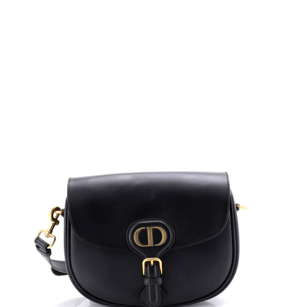 Christian Dior Bobby Flap Bag Leather Medium