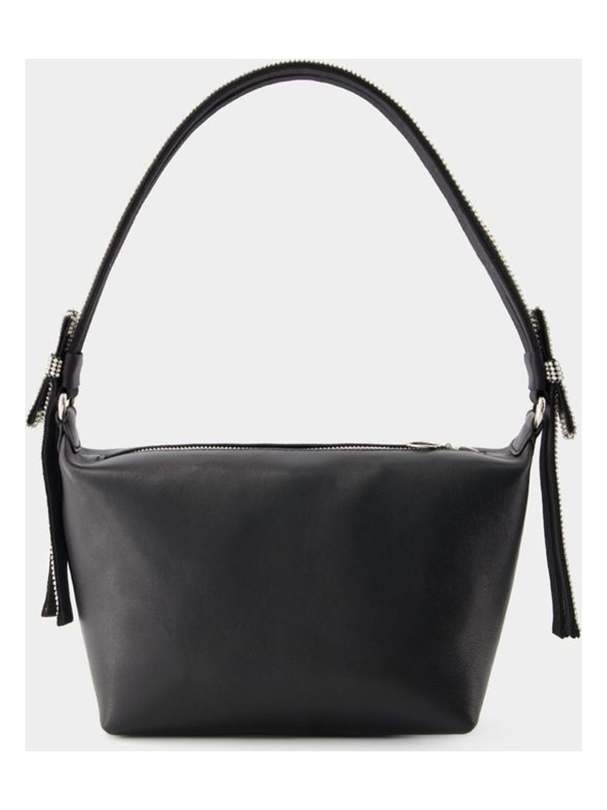 Kara Women's Crystal Strap Tote Bag in Black | HB372 Color 2119