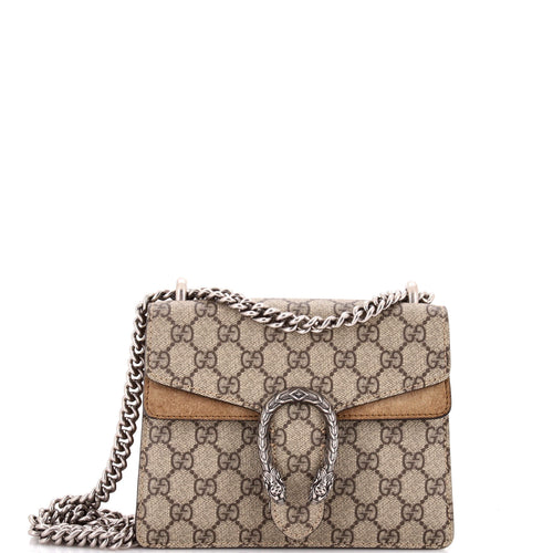 GUCCI Dionysus Bag GG Coated Canvas Mini