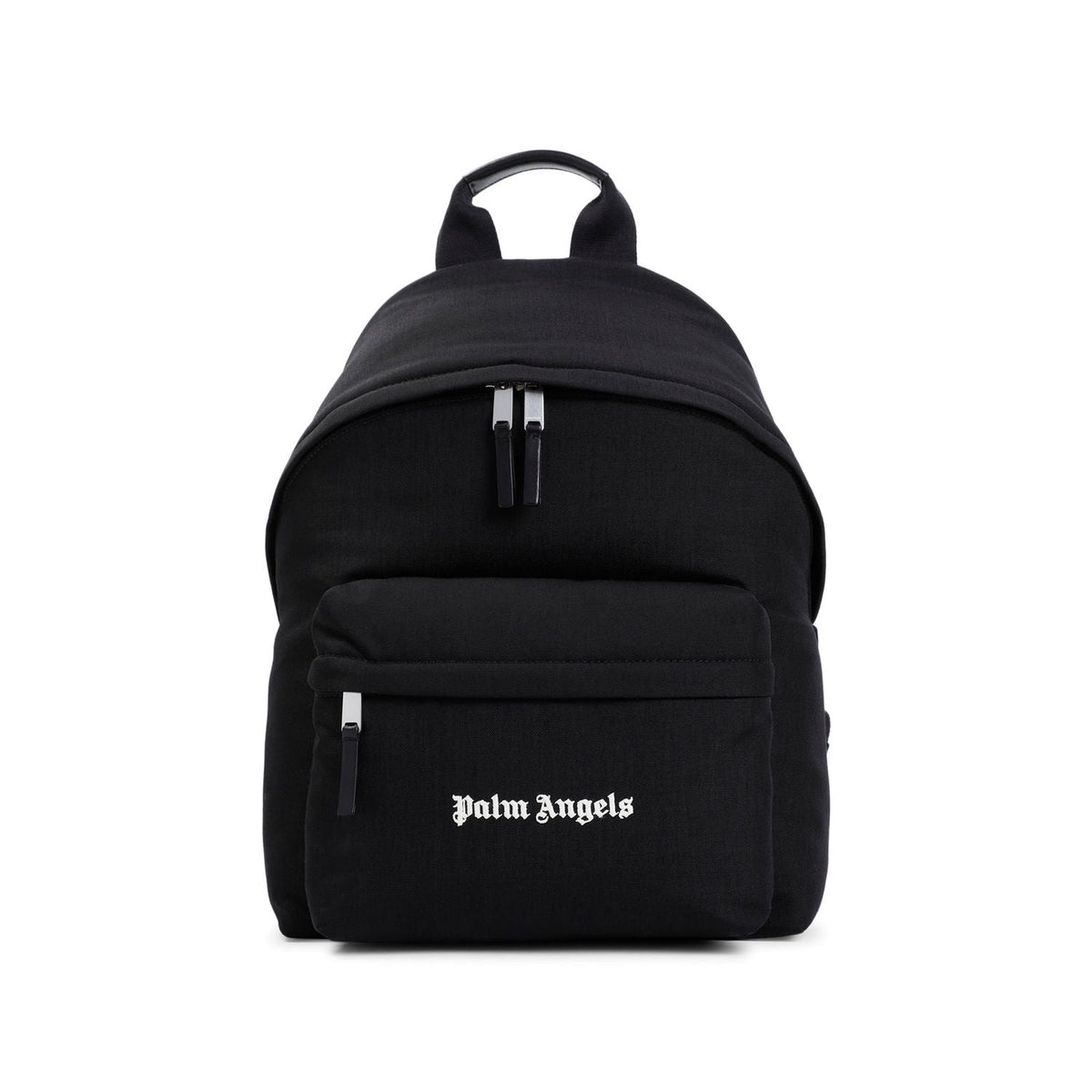 Palm Angels Men's Backpack With Logo in Nero | PMNB024C99FAB001