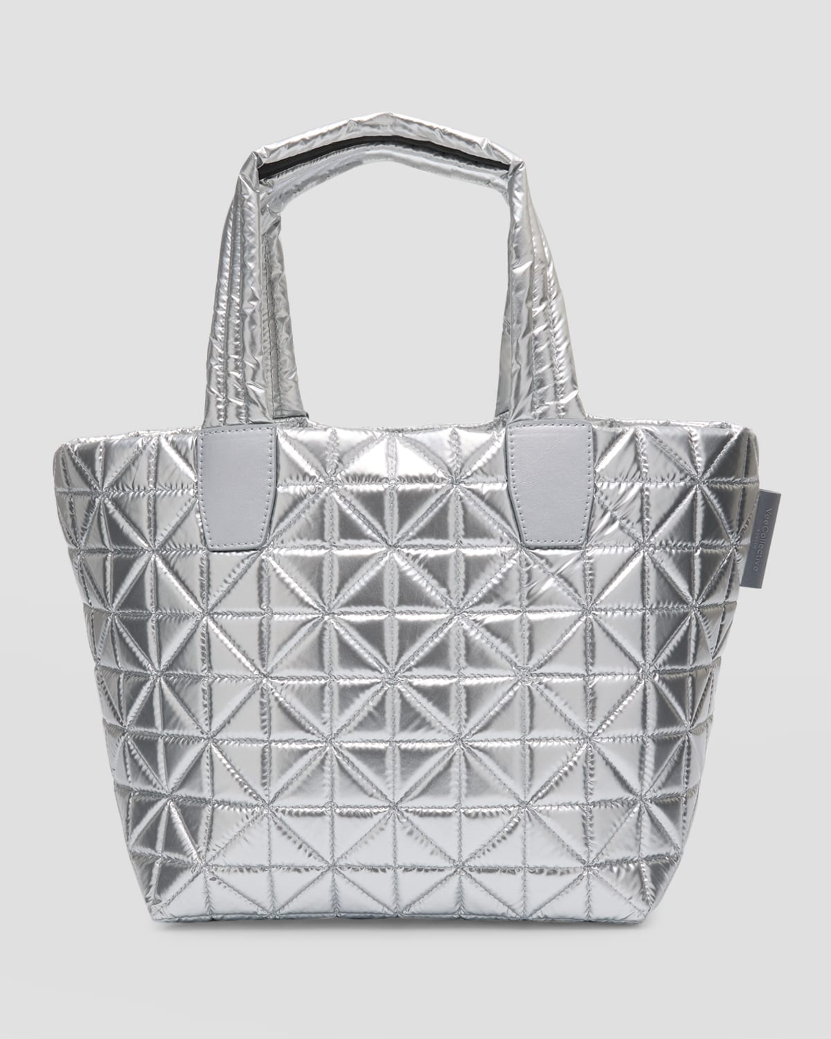 Veecollective VEE Medium Metallic Quilted Tote Bag