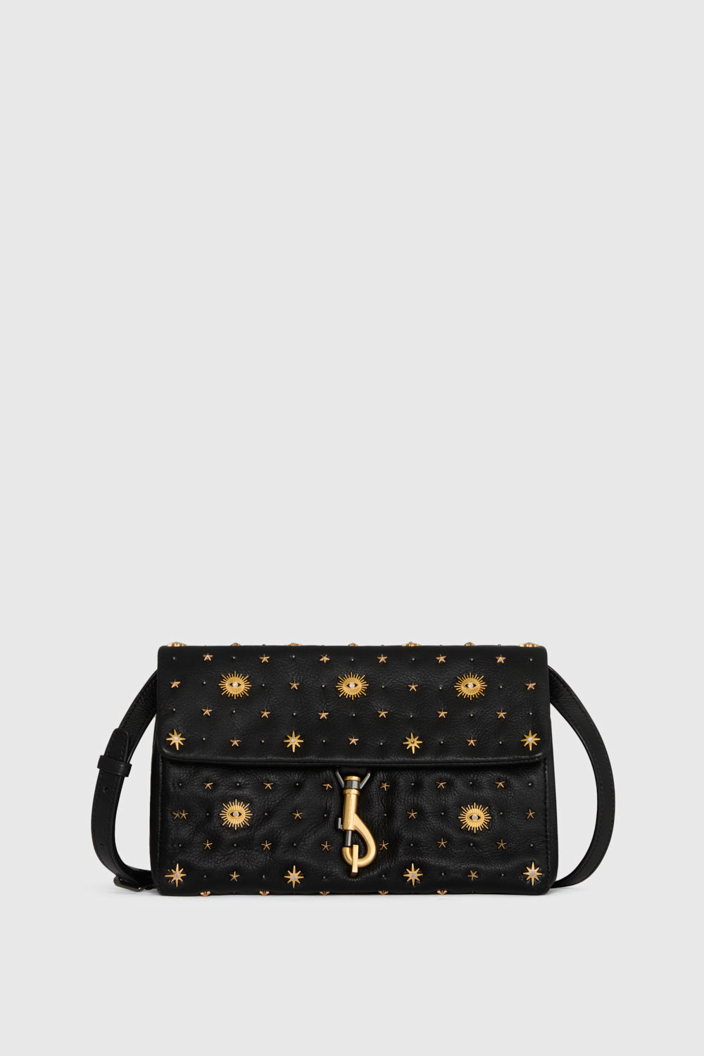 Rebecca Minkoff Edie Crossbody With Evil Eye Bag In Black