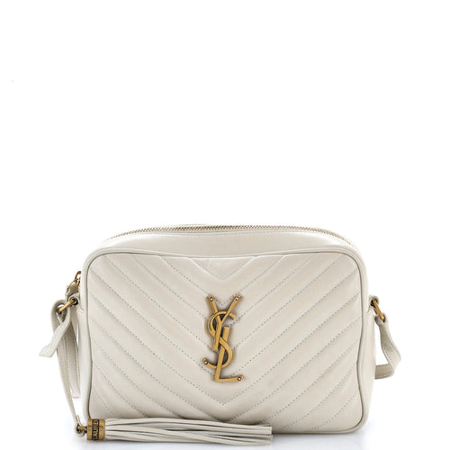Lou Camera Bag Matelasse Chevron Leather Small