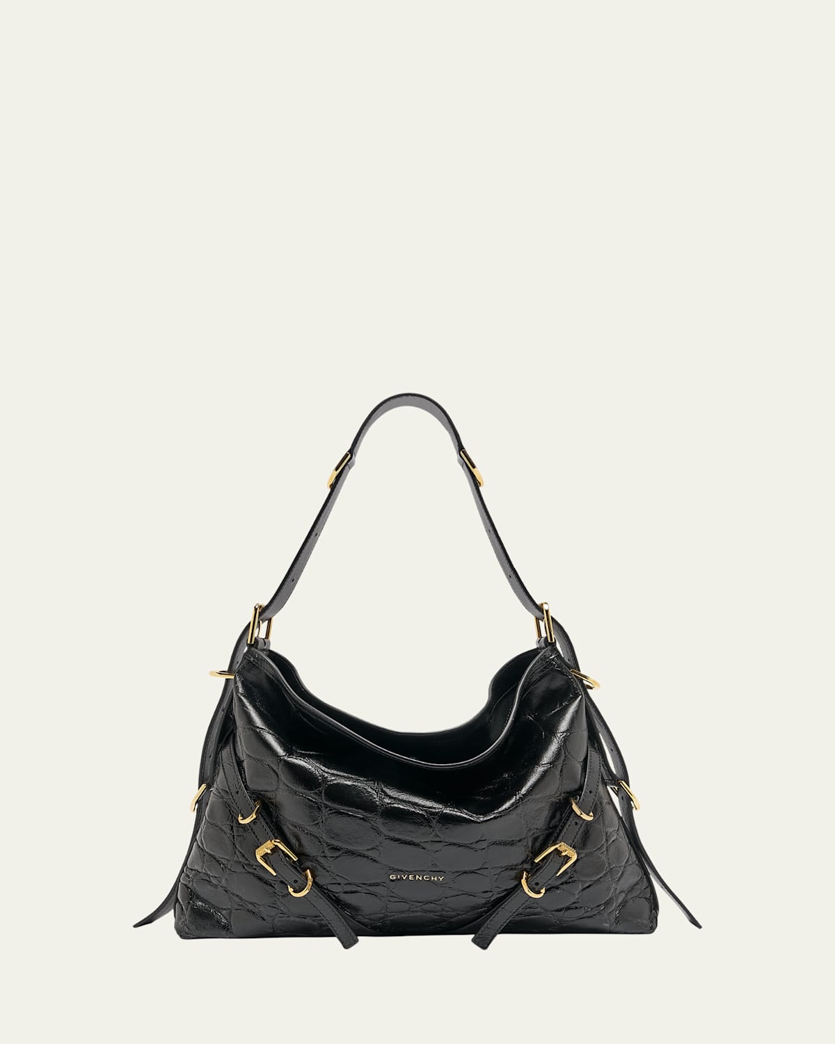 Boss Voyou Medium Bag in Embossed Leather