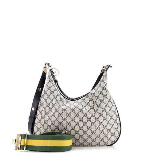 GUCCI Attache Shoulder Bag GG Coated Canvas Medium