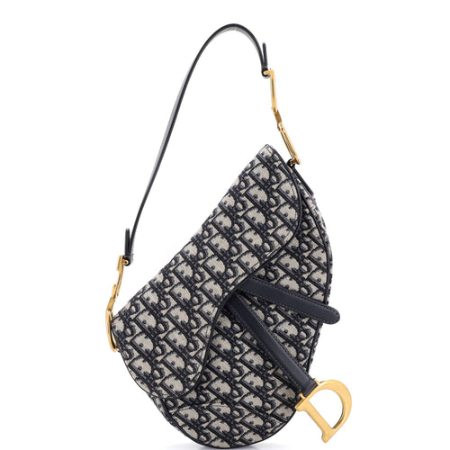 Saddle Handbag Oblique Canvas Medium