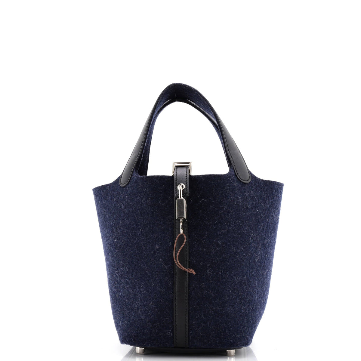 Herm?s Picotin Lock Bag Felt with Leather PM