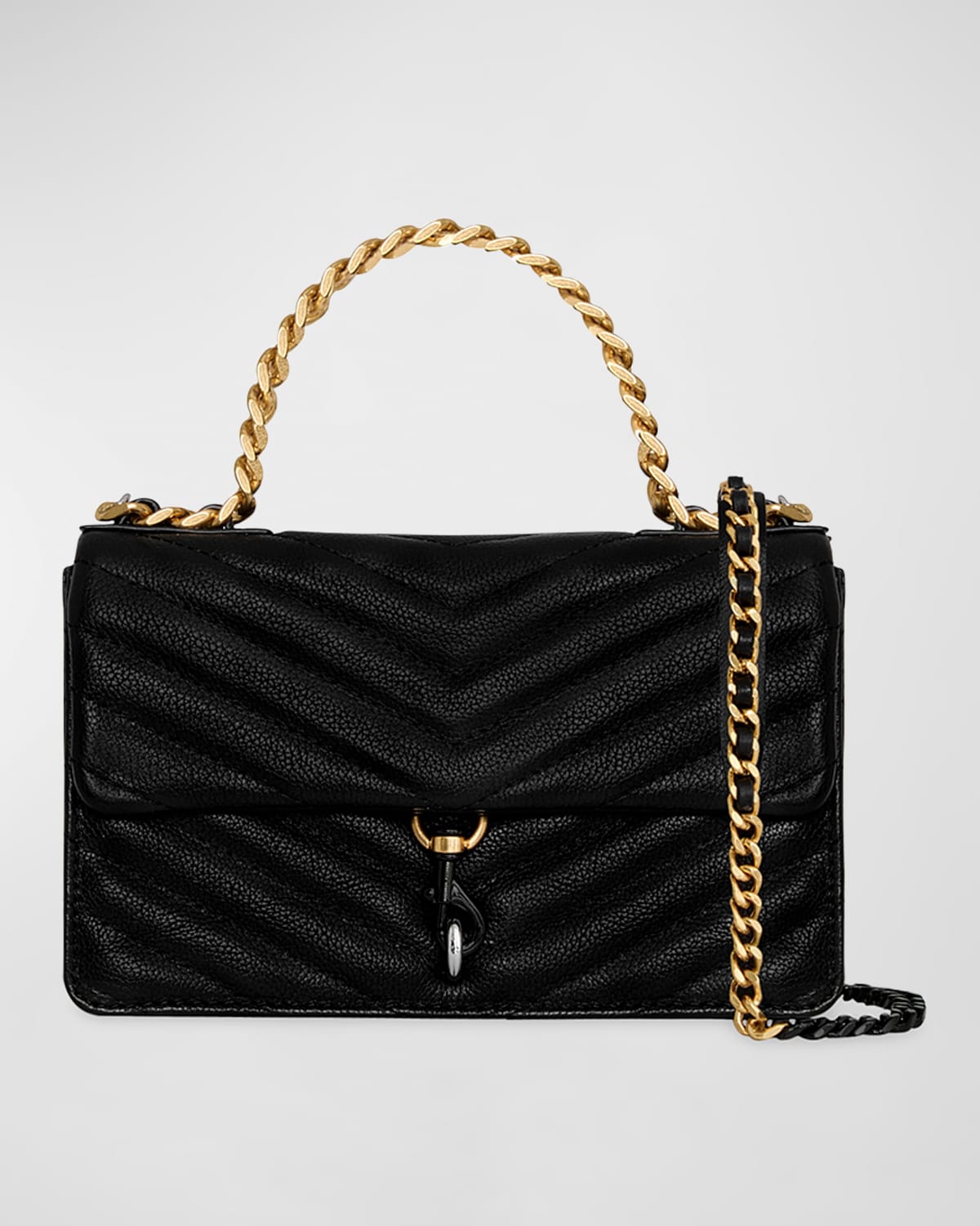 Rebecca Minkoff Edie Mini Quilted Leather Chain Crossbody Bag