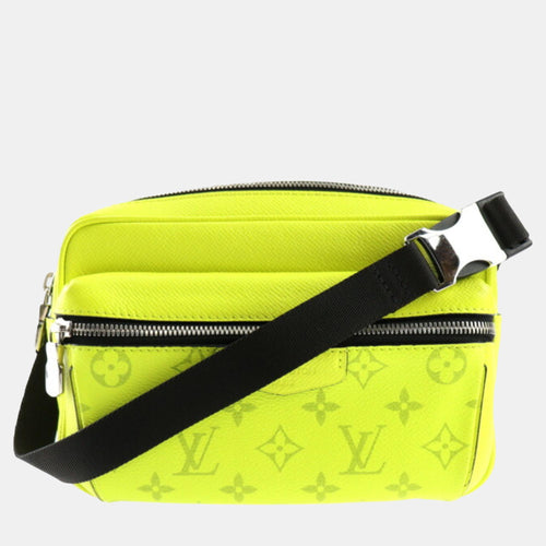 Yellow Coated Canvas Monogram Bumbag