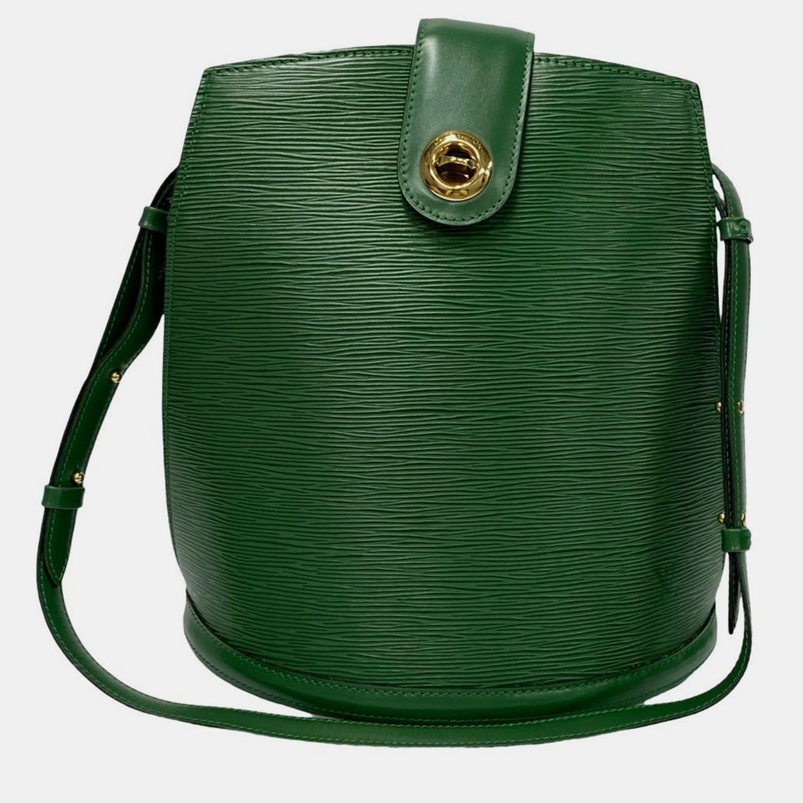 Louis Vuitton Sac à bandoulière Cluny en cuir vert