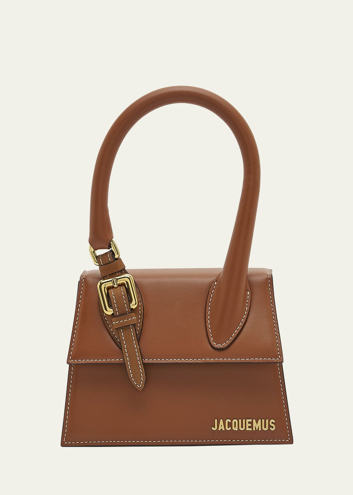 Jacquemus Le Chiquito Moyen Leather Top-Handle Bag