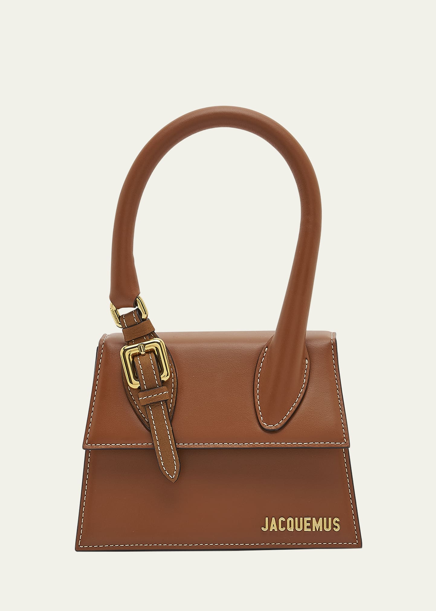 Jacquemus Le Chiquito Moyen Leather Top-Handle Bag