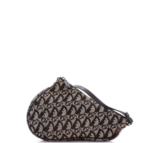 Vintage Saddle Bag Diorissimo Canvas Mini
