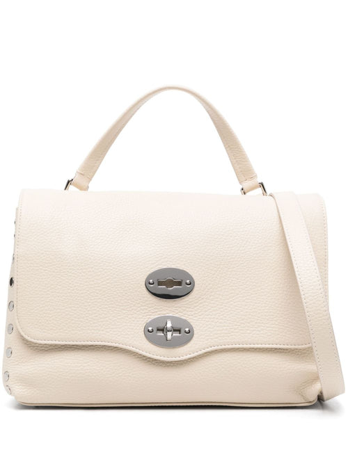 Women's Postina Daily Small Leather Handbag in White | Size UNI | 068010SDAILYZ1115