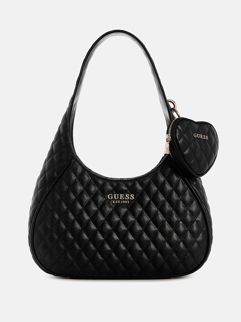 Guess Atabey Hobo Quilted Shoulder Bag