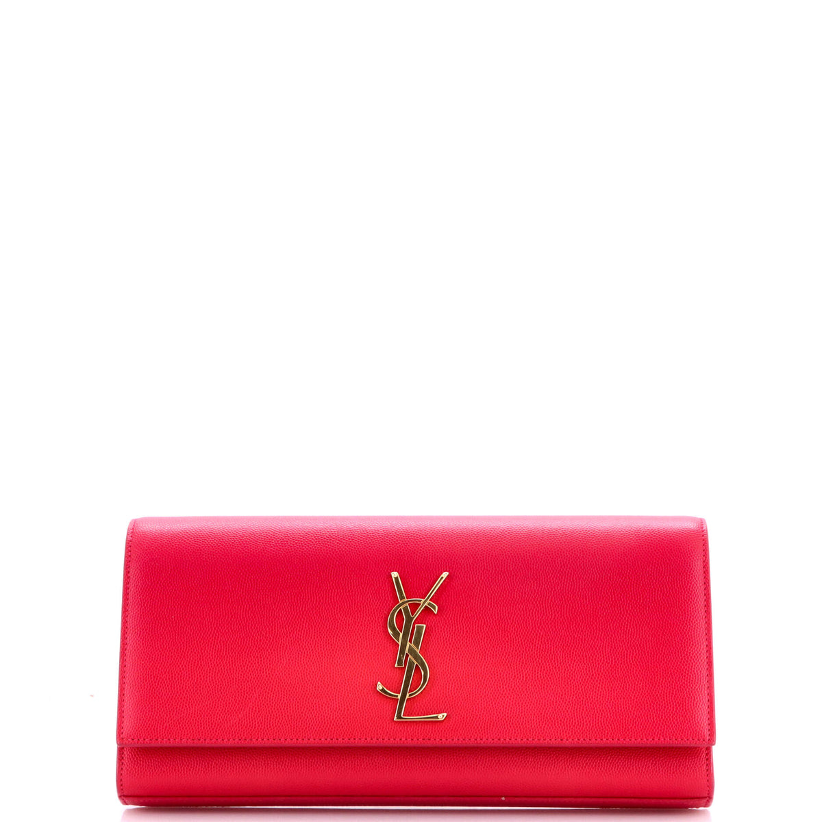 Saint Laurent Classic Monogram Clutch Leather Long