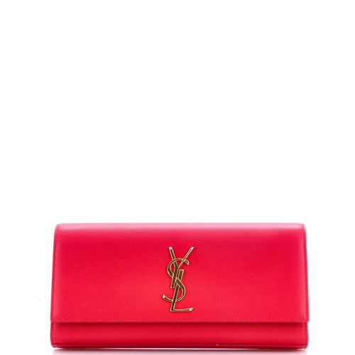 Classic Monogram Clutch Leather Long