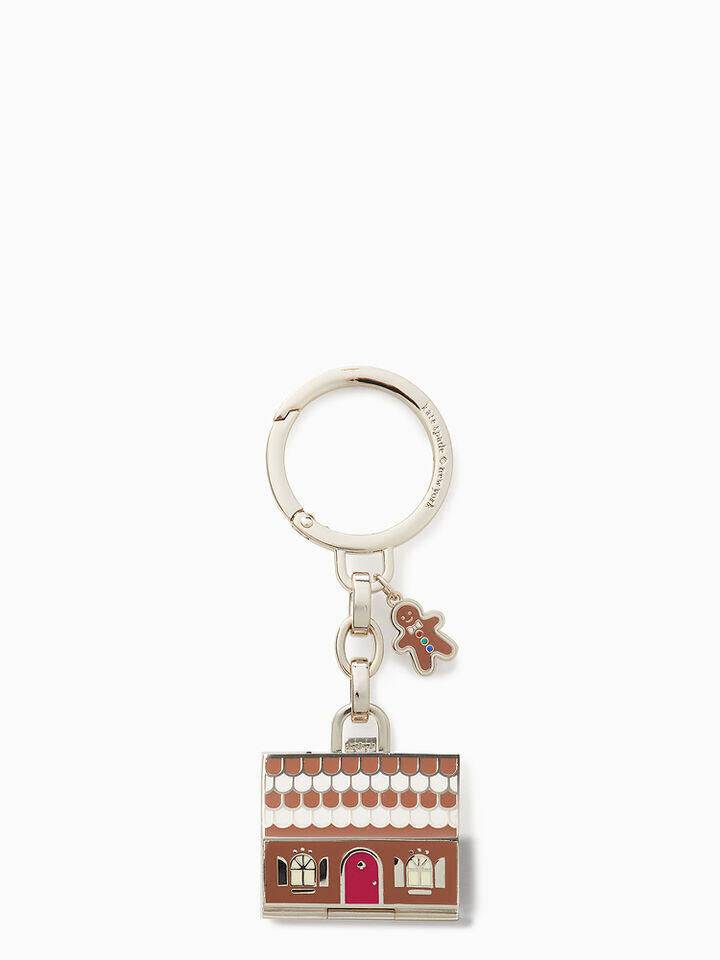 Kate Spade Au Gingerbread House Keychain Bag Charm