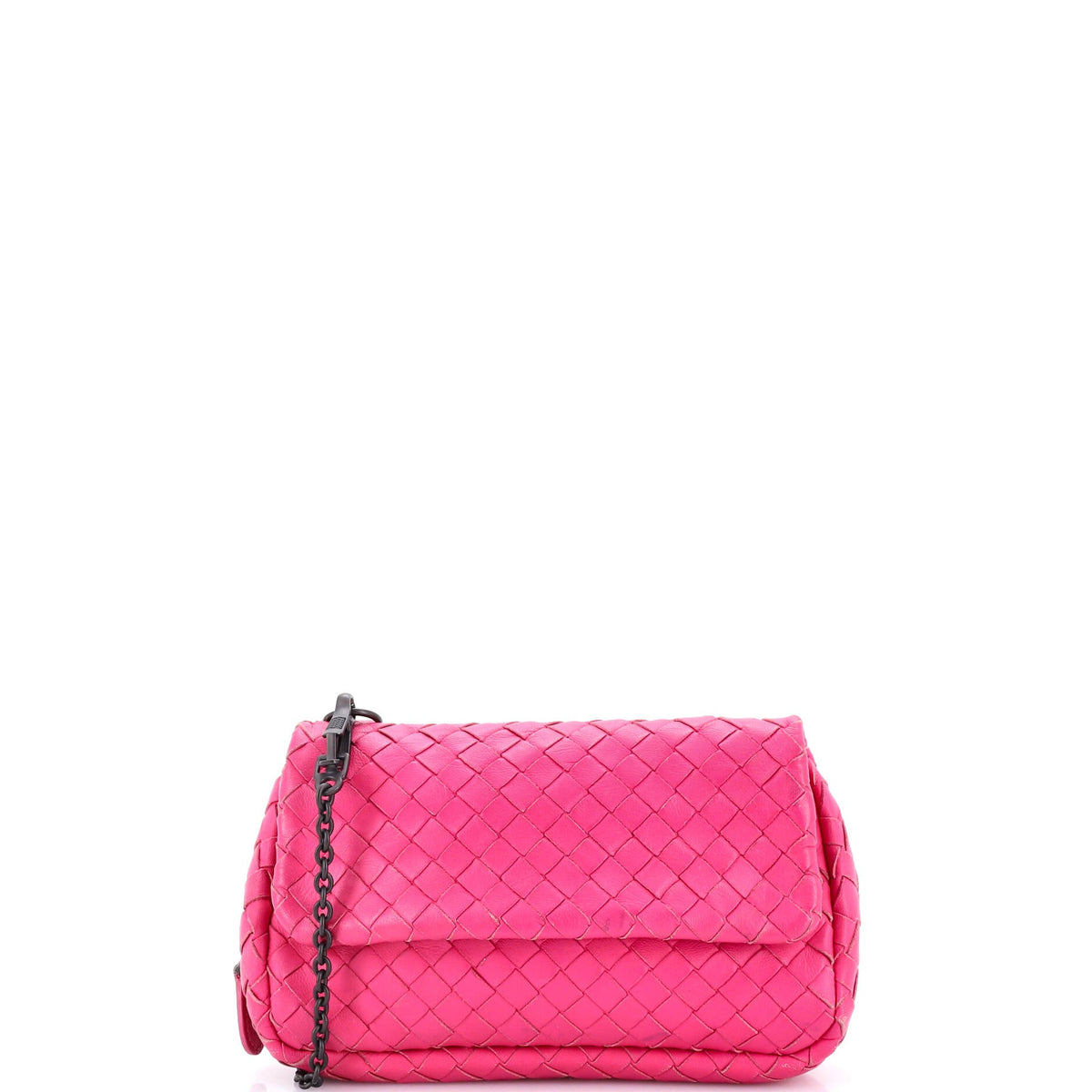 Bottega Veneta Expandable Chain Crossbody Bag Intrecciato Nappa Small
