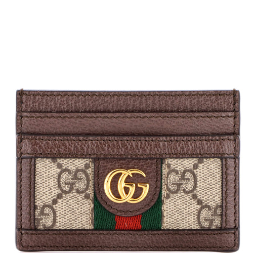 GUCCI Ophidia Card Holder GG Coated Canvas